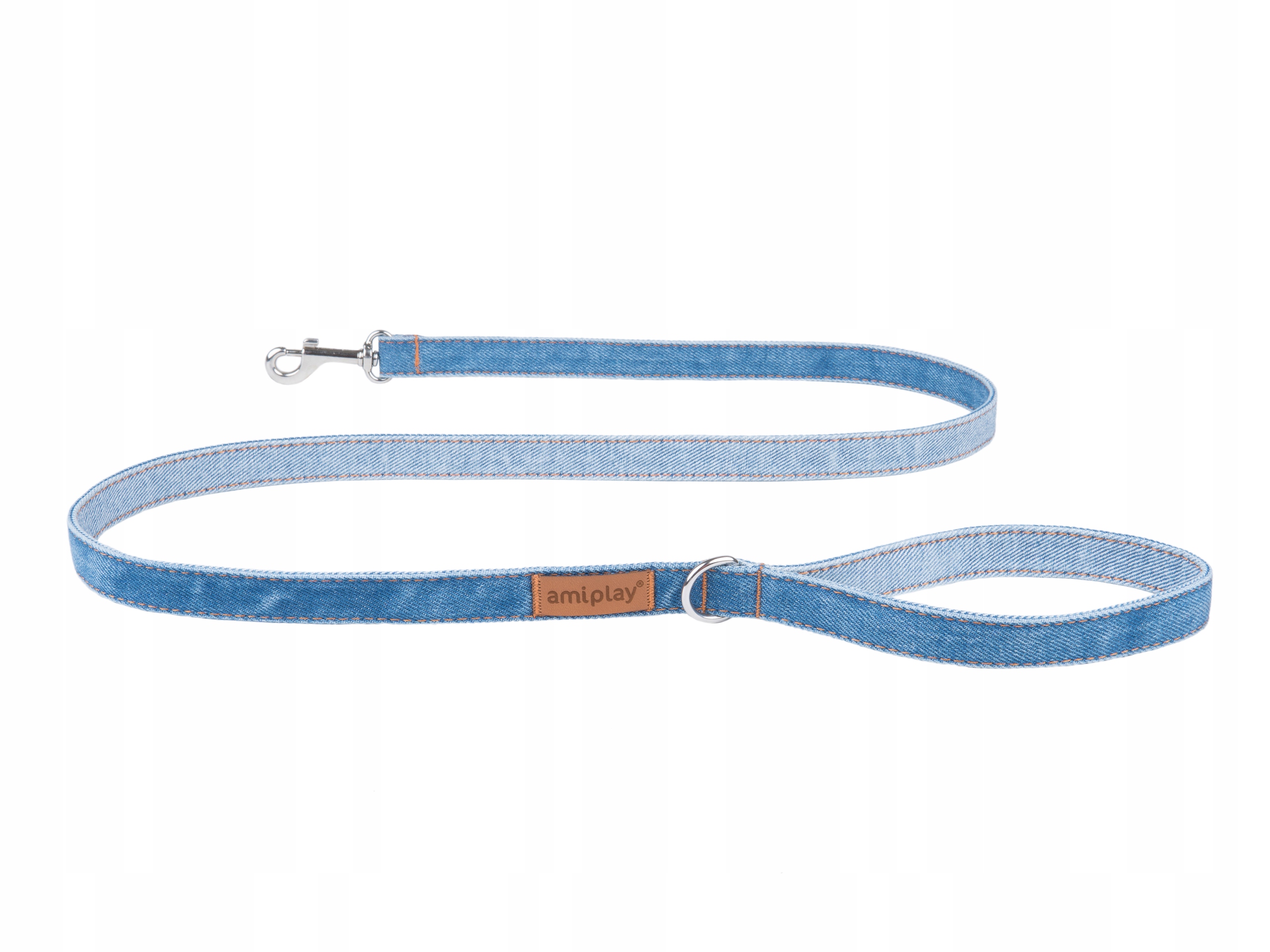 

Amiplay Smycz Denim L 140 x 2cm Niebieska