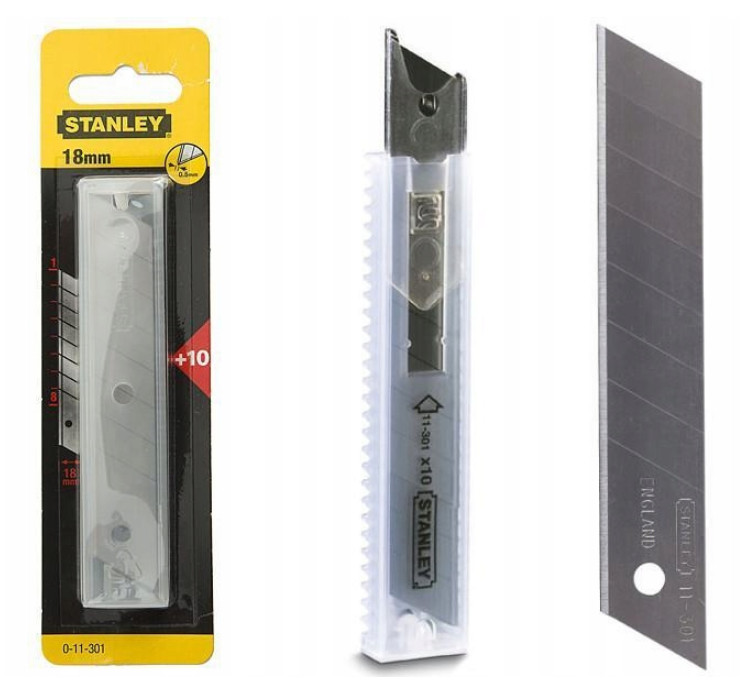 

Stanley Ostrza Wymienne Do Nożyków 18MM 10sztuk