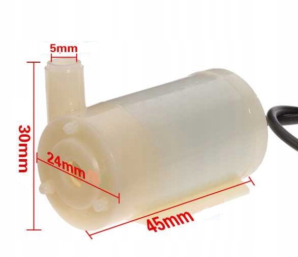 Pompka pompa wody wodna 70-120l/h 3-5V ARDUINO Producent Lider