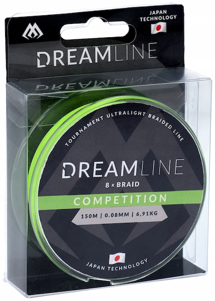 

Plecionka Dreamline Competition Fluo 0,12/150m+GRA