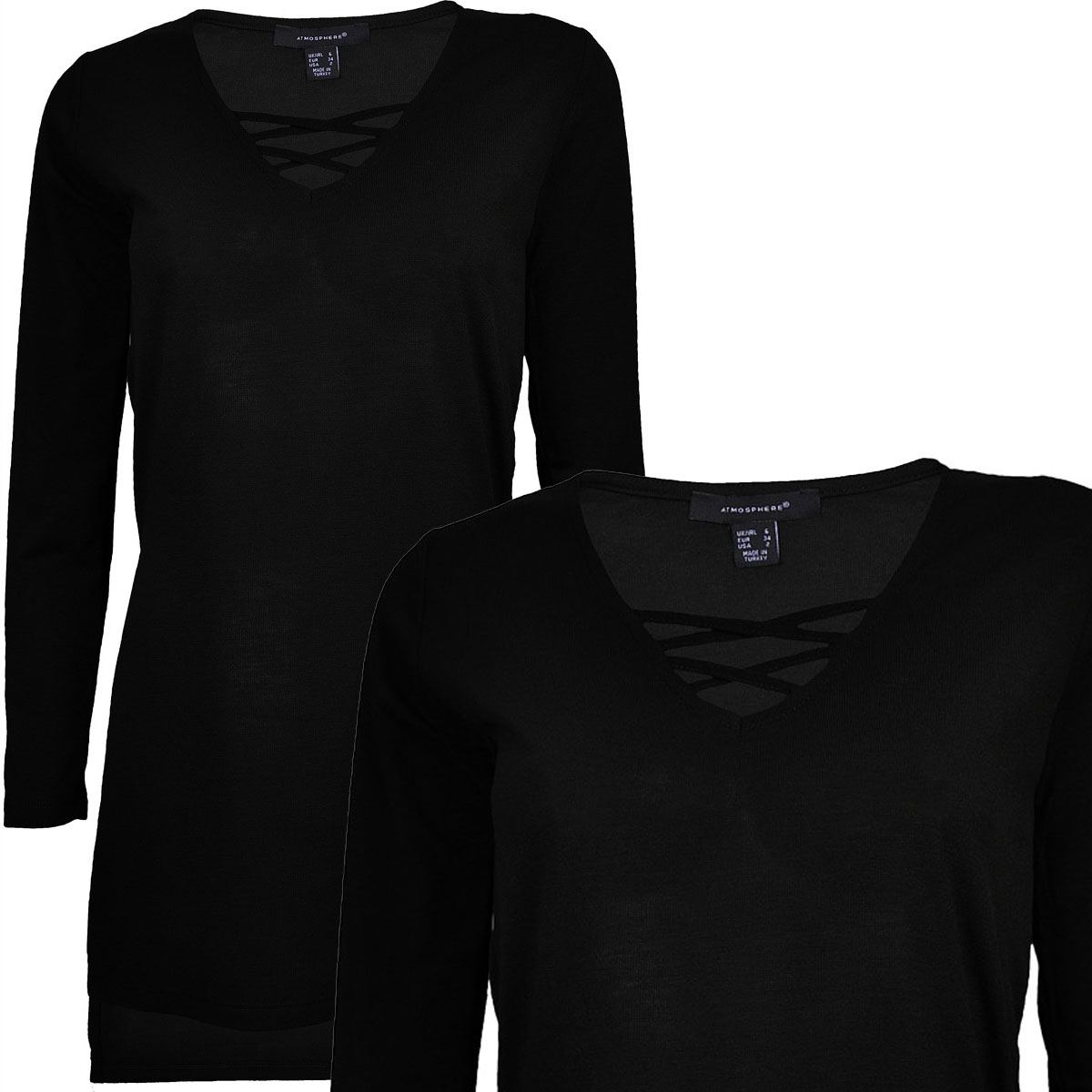 

Primark Czarna Sukienka Damska Tunika Mini S 36