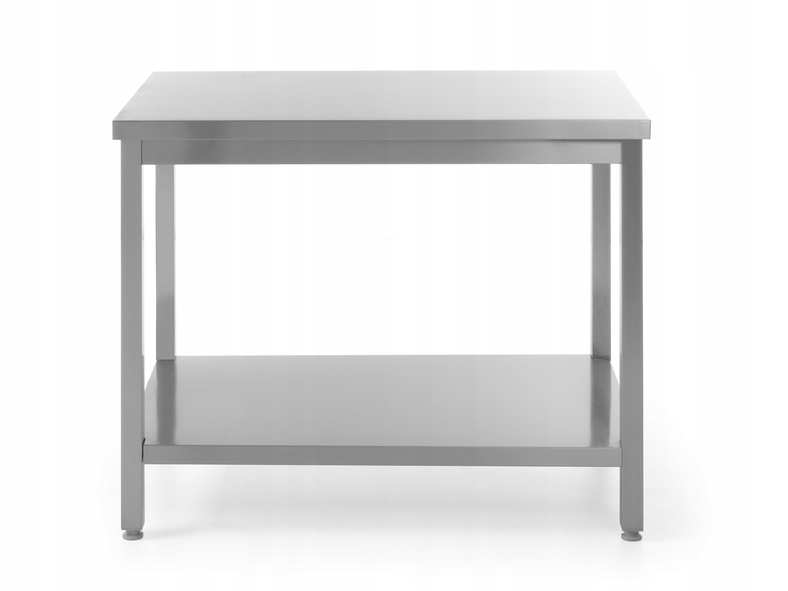 BLAT GASTRONOMICZNY Z PÓŁKĄ 100x60cm INOX HENDI