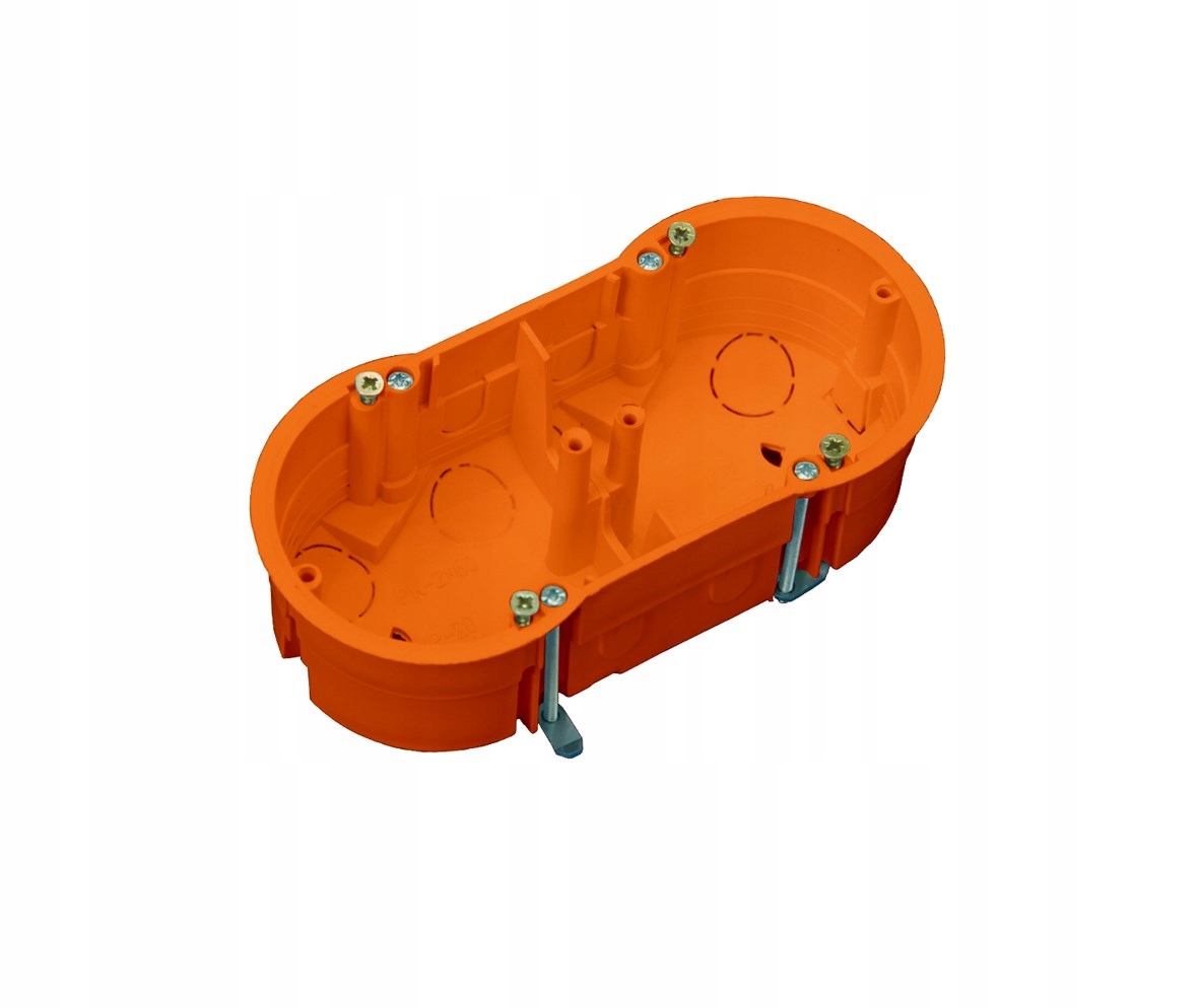 

Puszka podwójna do regipsów z wkrętami 2x60 PK60