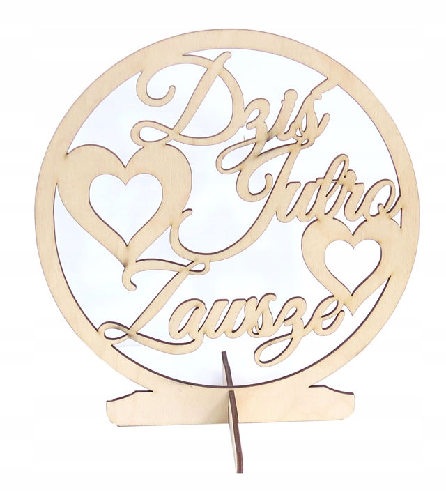 

Napis Na Stół Dziś Jutro Zawsze Ślub Wesele SO23