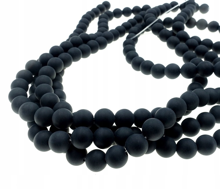 naturalny Agat matowy kule 4mm 50szt sznur