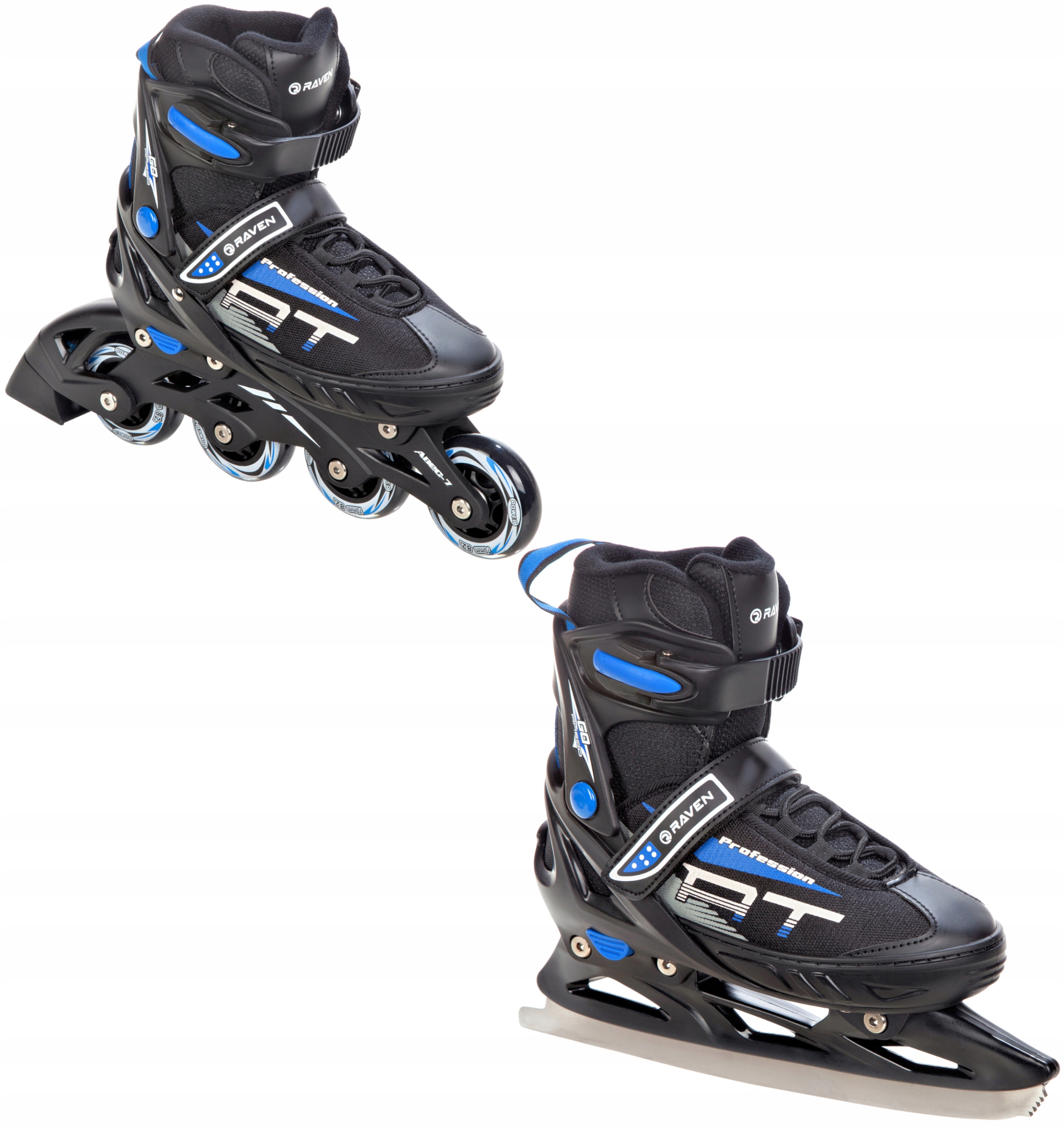 

Rolki Łyżwy 2w1 Raven Profession Black/Blue 31-35