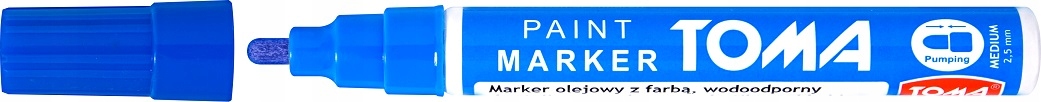 

Marker olejowy 2,5mm Toma TO-440 niebieski