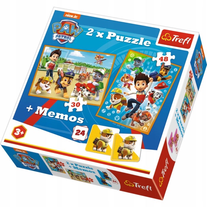 

Puzzle 2w1 + memory Trefl Psi Patrol 48+30+24 el.