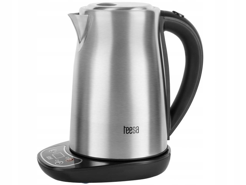 Czajnik elektryczny z regulacją temp Teesa stal