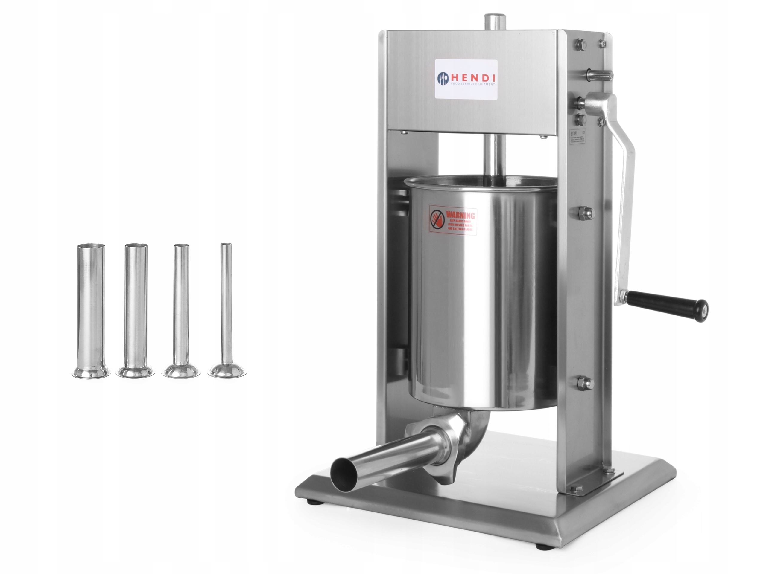 NAPEŁNIACZ DO KIEŁBAS PIONOWY 10L STAL NIERDZEWNA