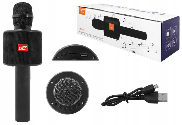 MIKROFON BEZPRZEWODOWY KARAOKE BLUETOOTH + GŁOŚNIK