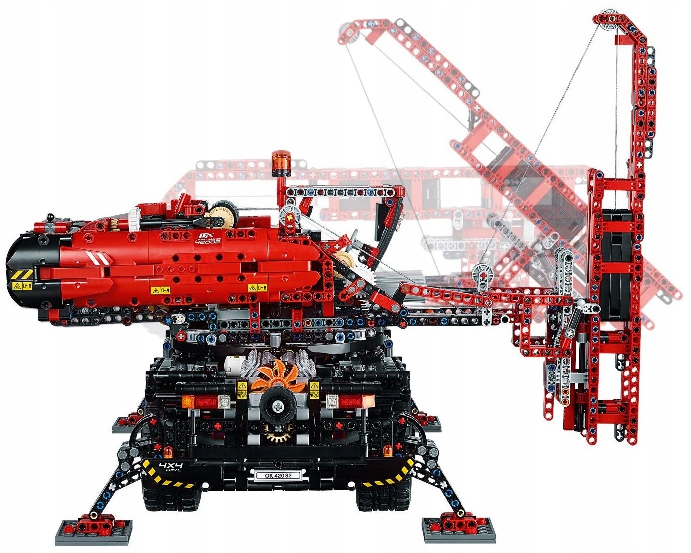 LEGO TECHNIC 42082 DŹWIG NA KOŁACH LUB KAFAR SKLEP Płeć chłopcy dziewczynki