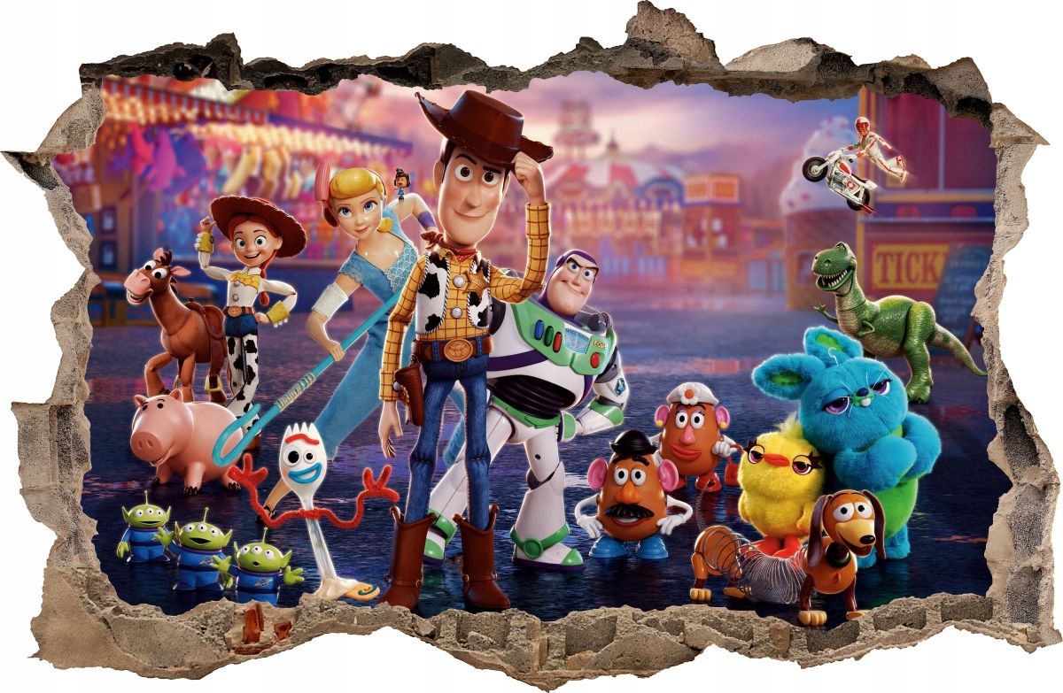 

Naklejki Na Ścianę Dziura 78 Toy Story 4 100x65 cm