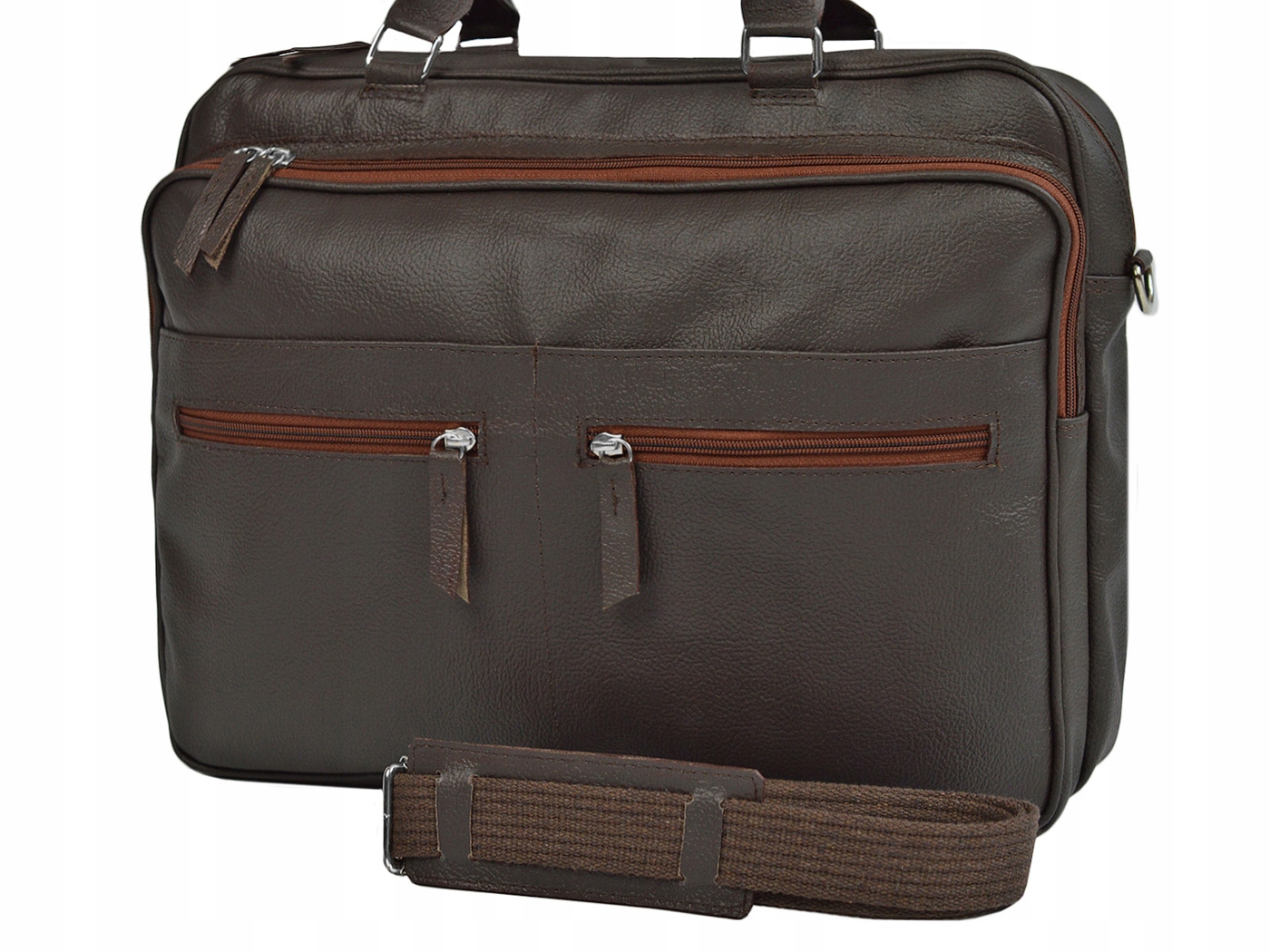 

Elegancka, skórzana torba na laptopa 15"