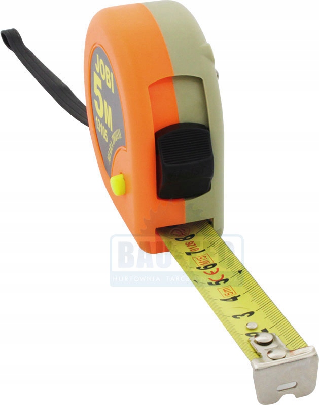 MIARA MIARKA ZWIJANA ZE STOPEM 5m x 19 mm JOBI Długość 5 m