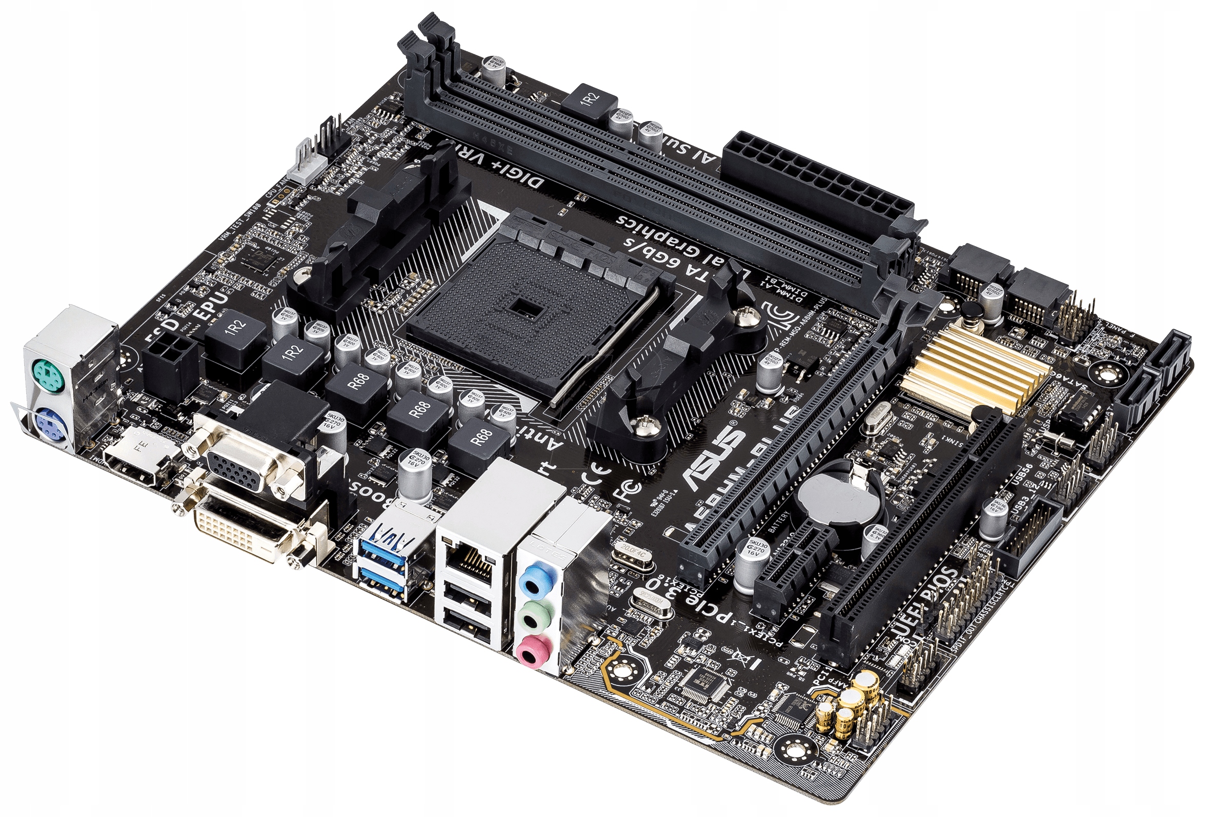 Asus A68HM-PLUS FM2+ DDR3 USB3 Sata 3.0