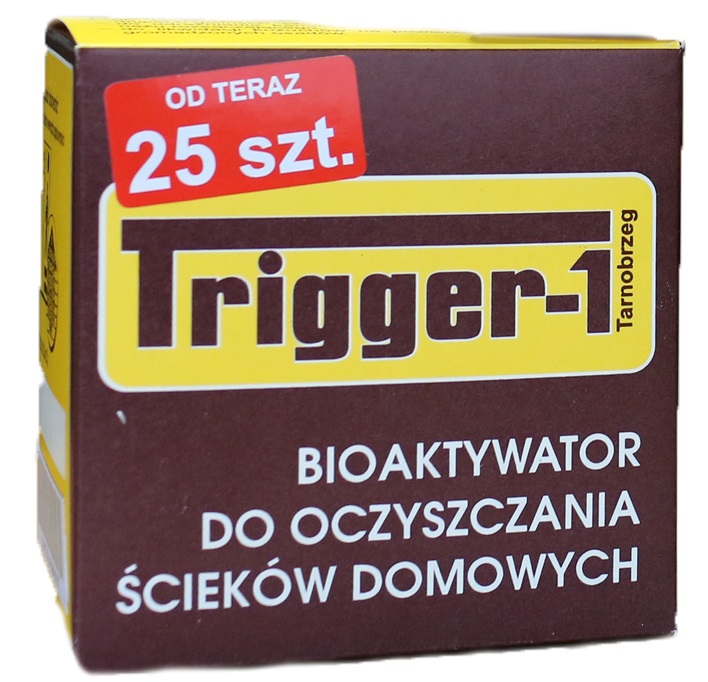 

TRIGGER-1 25 szt bakterie do szamba i oczyszczalni