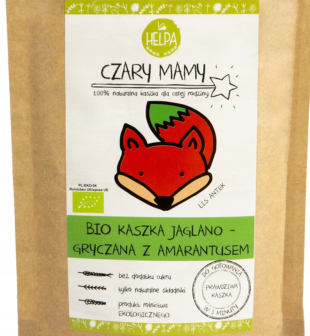 HELPA КАША БИО JAGLANO ГРЕЧКУ С AMARANTUSEM