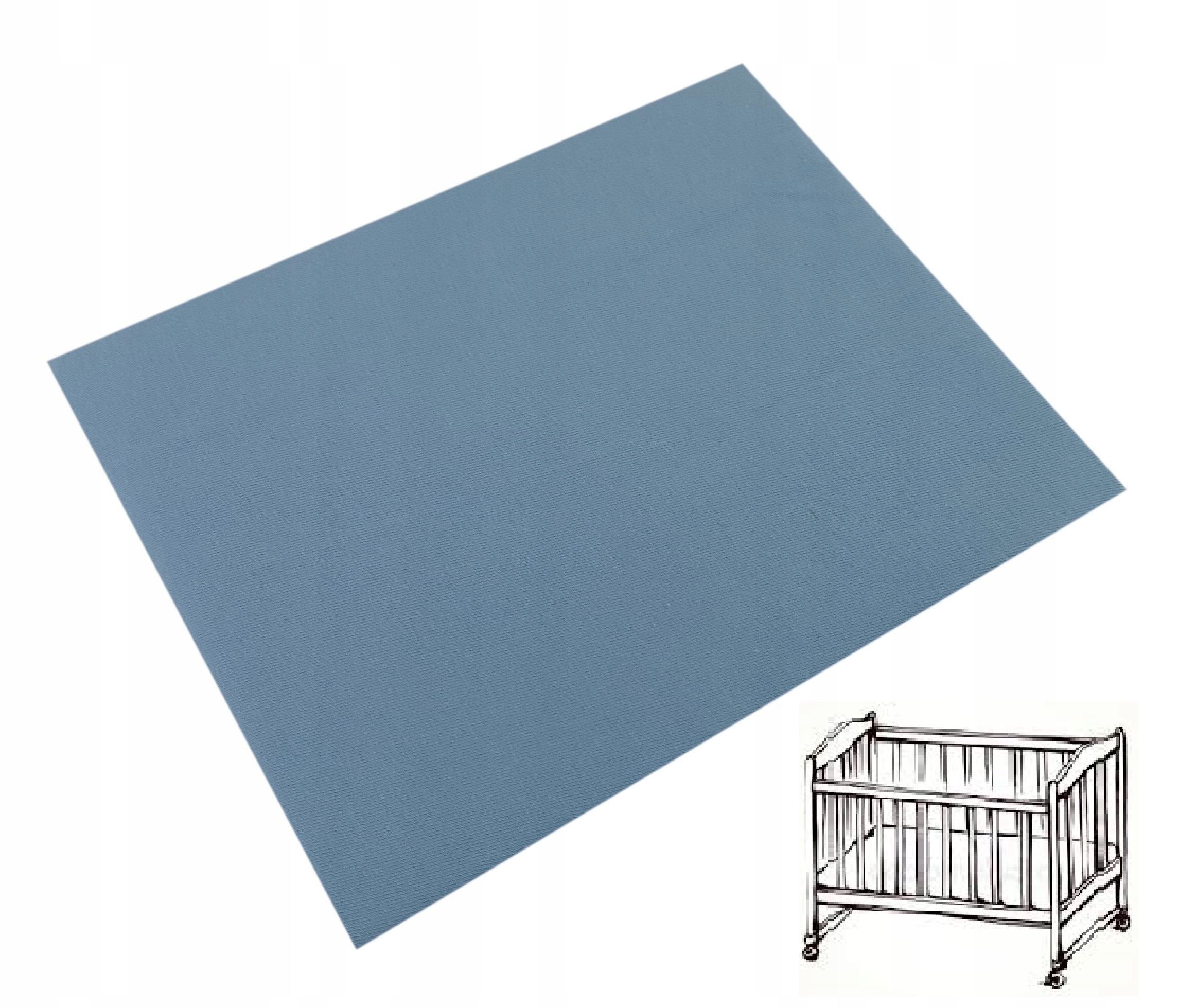

Prześcieradło do kołyski jersey 40x90 nieb Olka