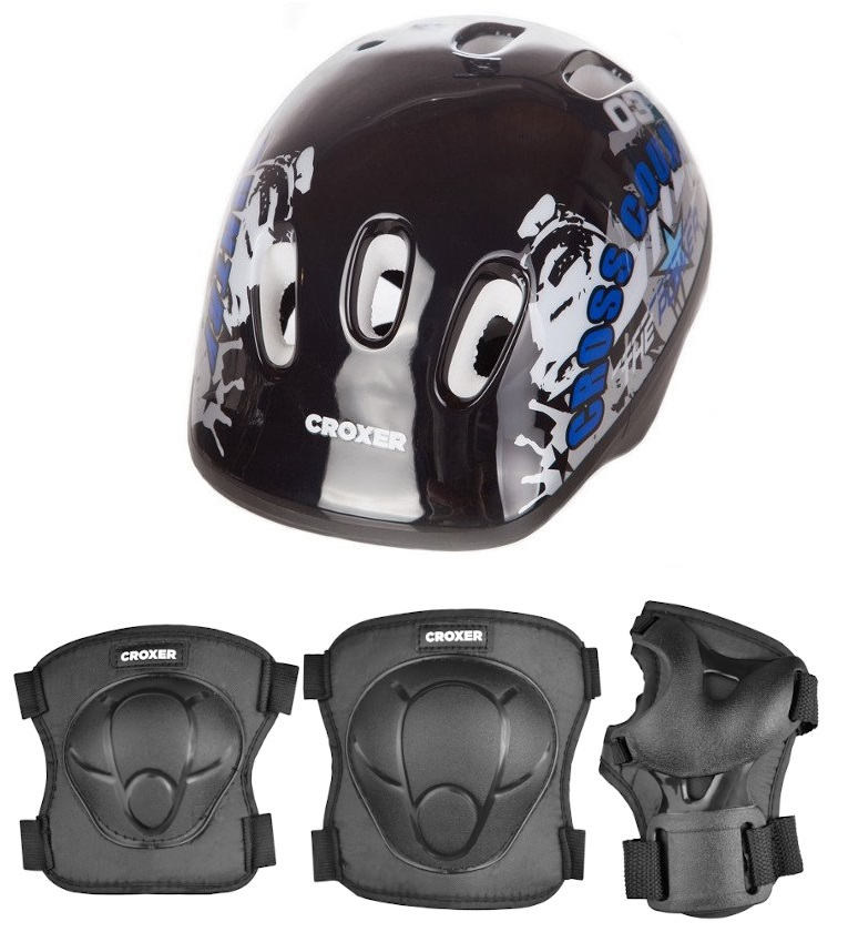 

Zestaw Croxer Gauss Ochraniacze Xs +kask Runner Xs