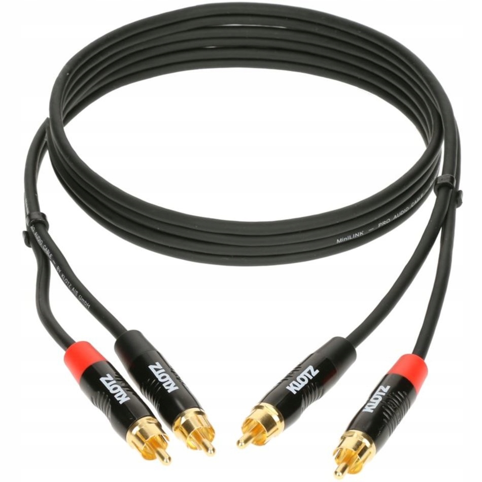 

Klotz KT-CC300 3m 2x rca 2x rca Pro