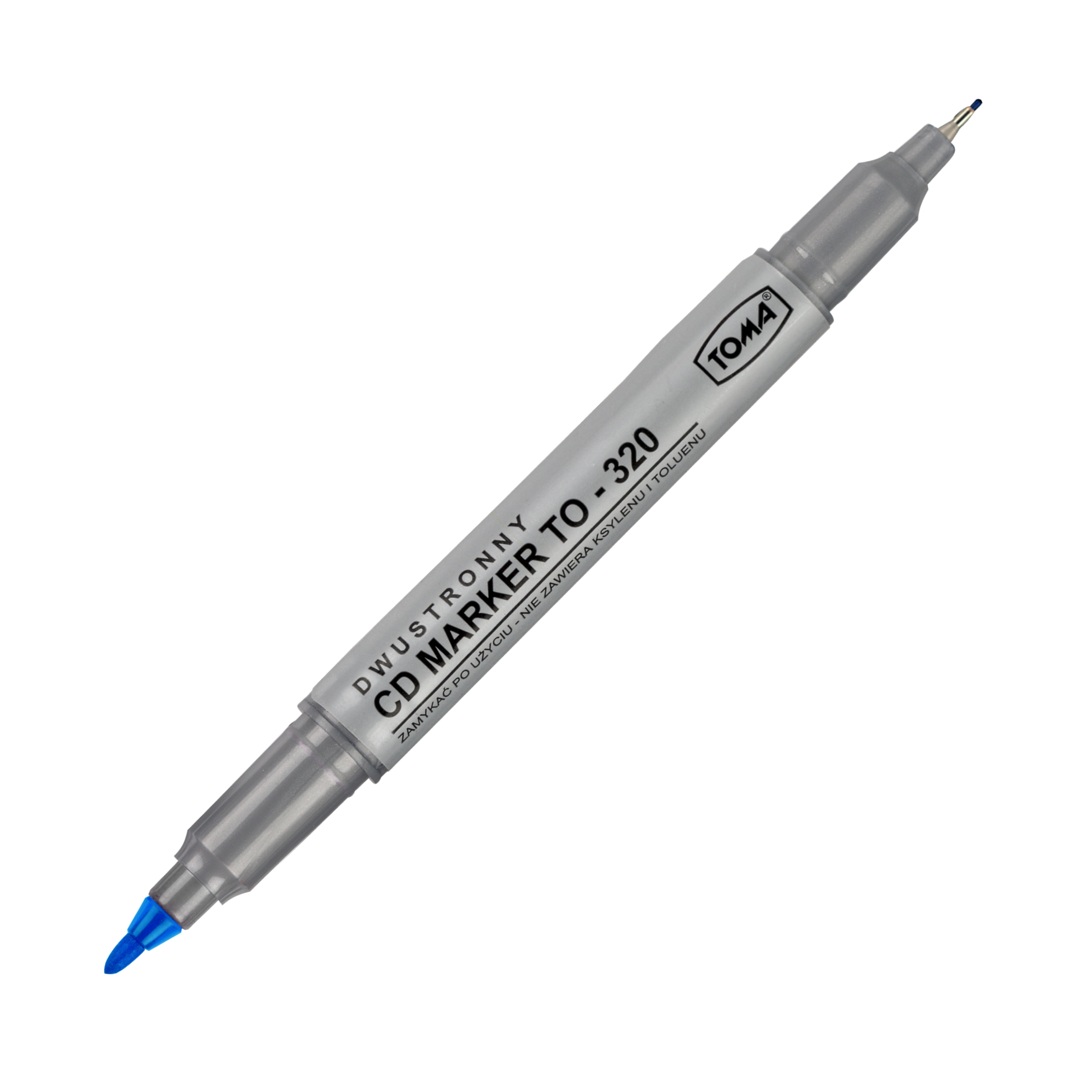 

Pisak dwustronny marker do CD Toma TO320 niebieski