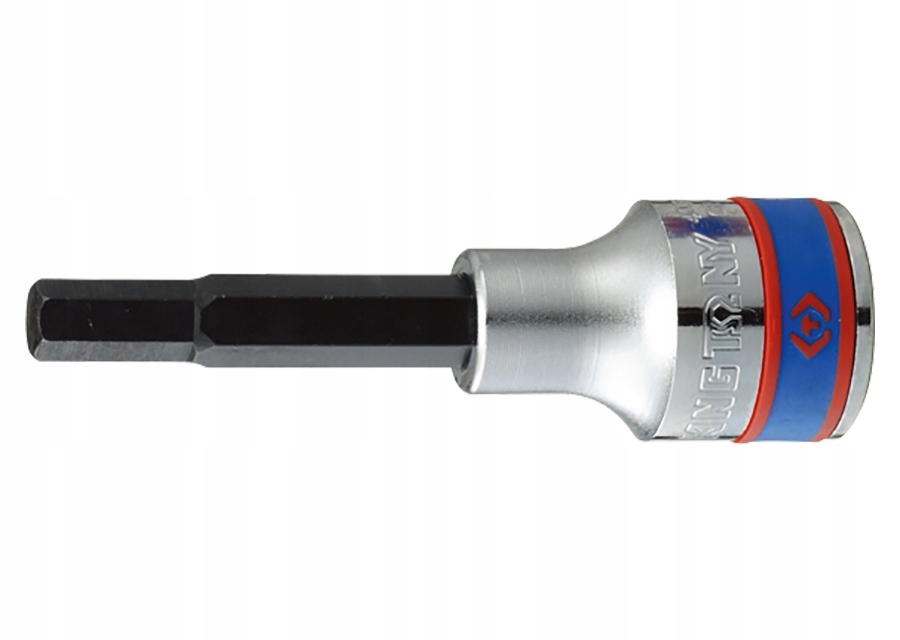 Nasadka 1/2" z końcówką imbusową Hex 6, długa 80 mm King Tony