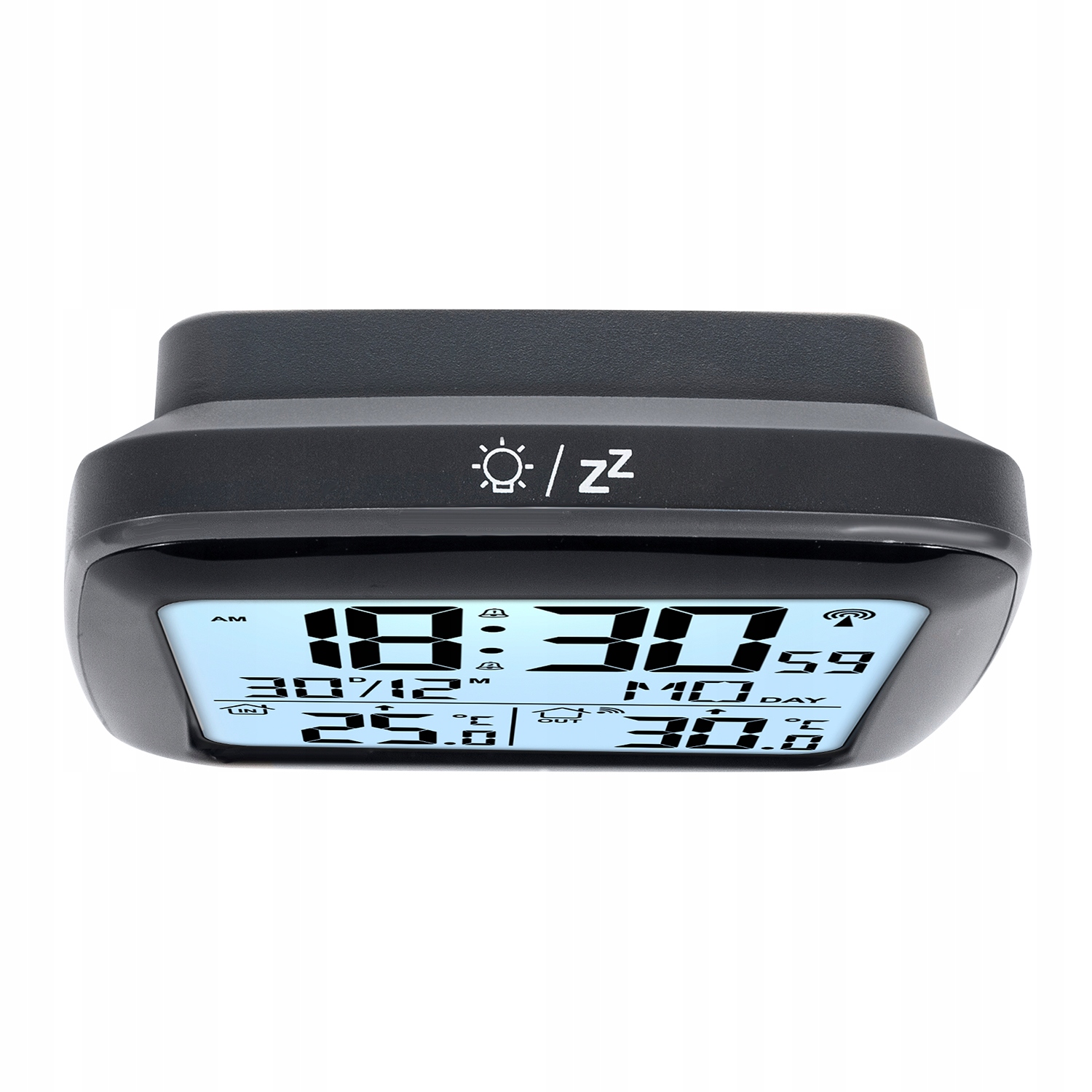 STACJA POGODY DCF POGODOWA ZEGAR TERMOMETR BUDZIK CZUJNIK GreenBlue GB542 Model GB542