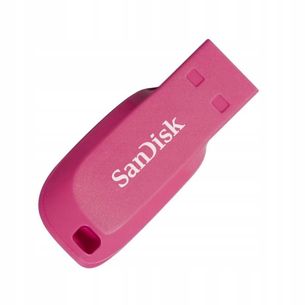Mały Pendrive SANDISK Cruzer Blade 16GB różowy