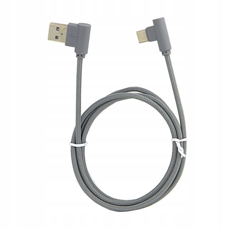 Kabel kątowy Nylon USB-C 3.1 typ C do USB 2.0 1M Producent WulkanCenPL