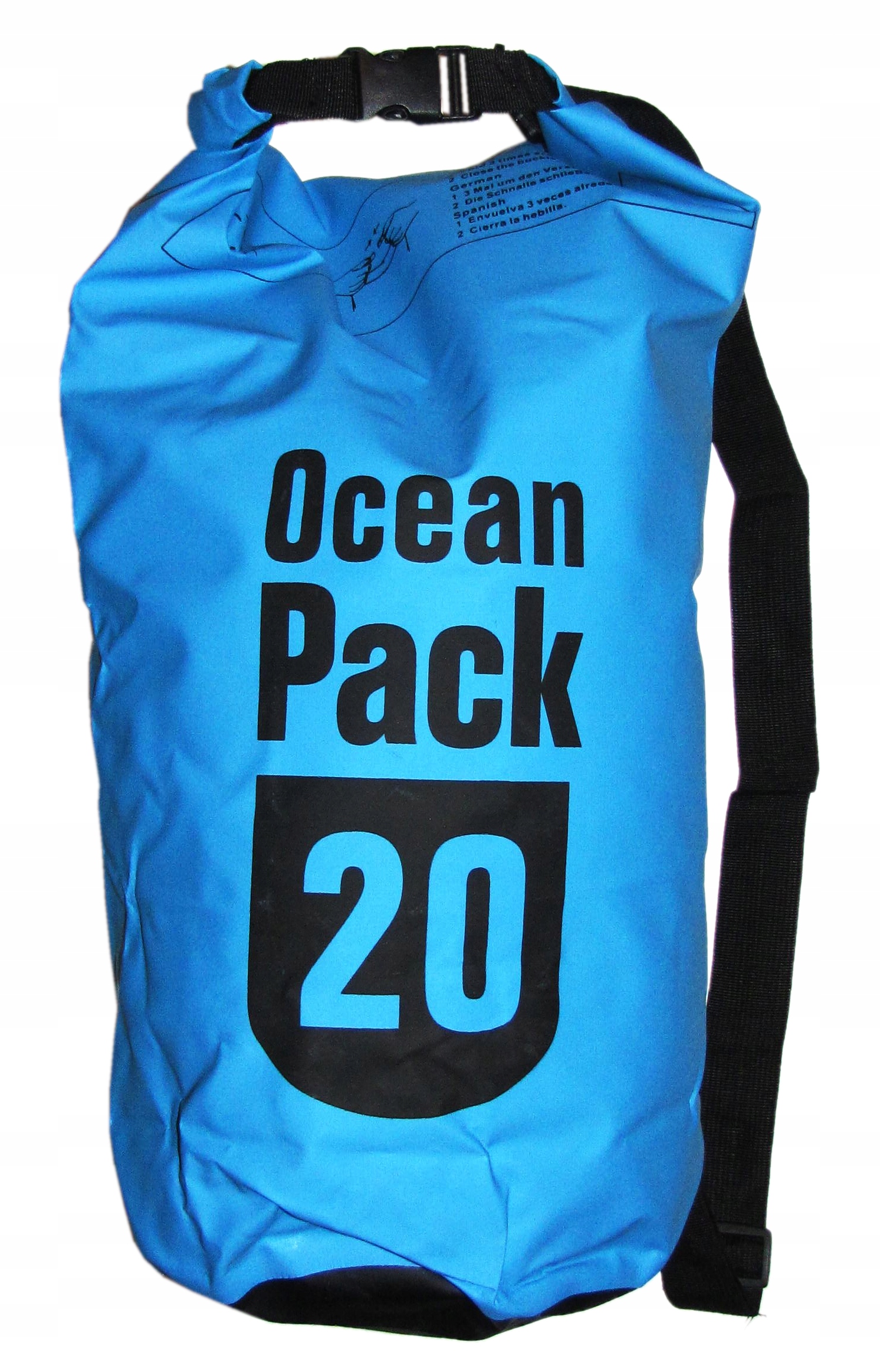 

Worek Wodoszczelny Wodoodporny Ocean 20L Niebieski