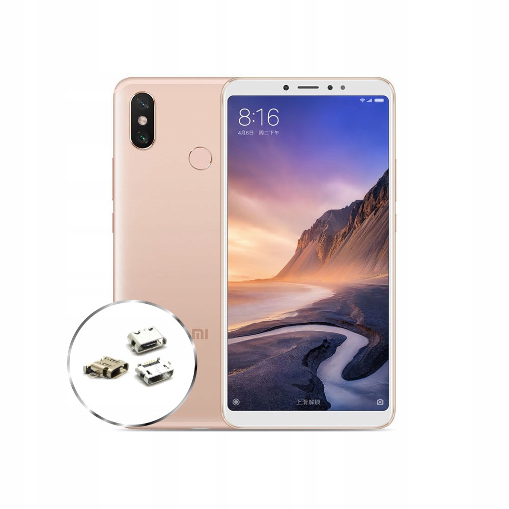 

Gniazdo ładowania Xiaomi Mi Max Naprawa Wymiana