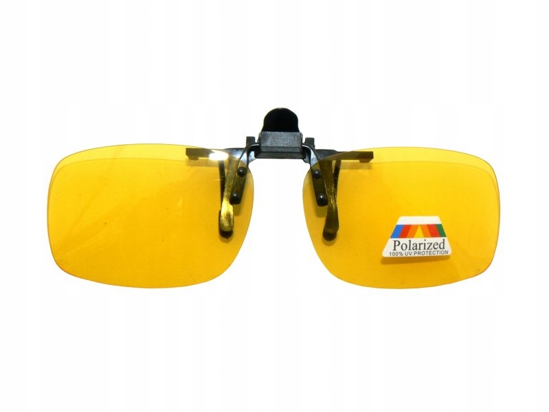 

Żółte nakładki na okulary do jazdy nocą kierowców