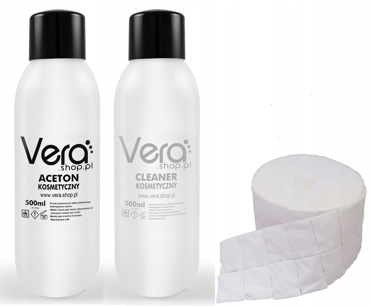 

Vera Cleaner 500ml Aceton 500ml Waciki 500