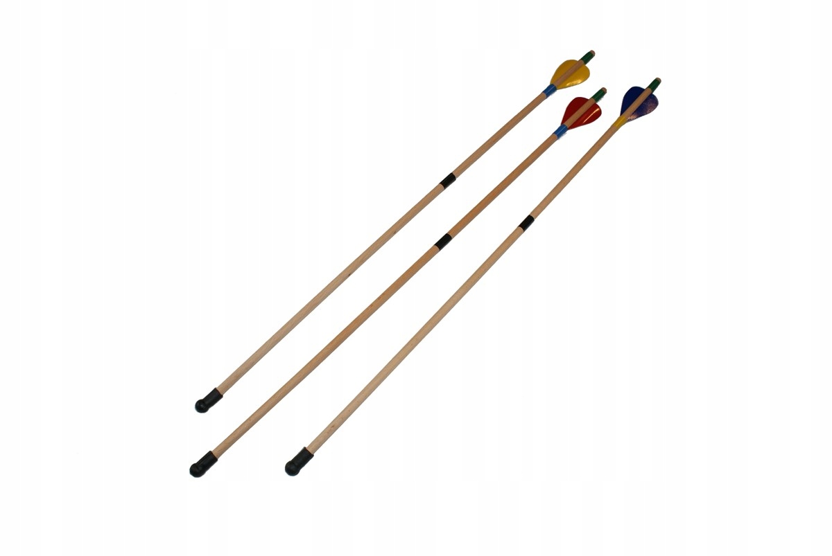 

Strzała do łuku 60cm z gumowym zabezp. 10szt