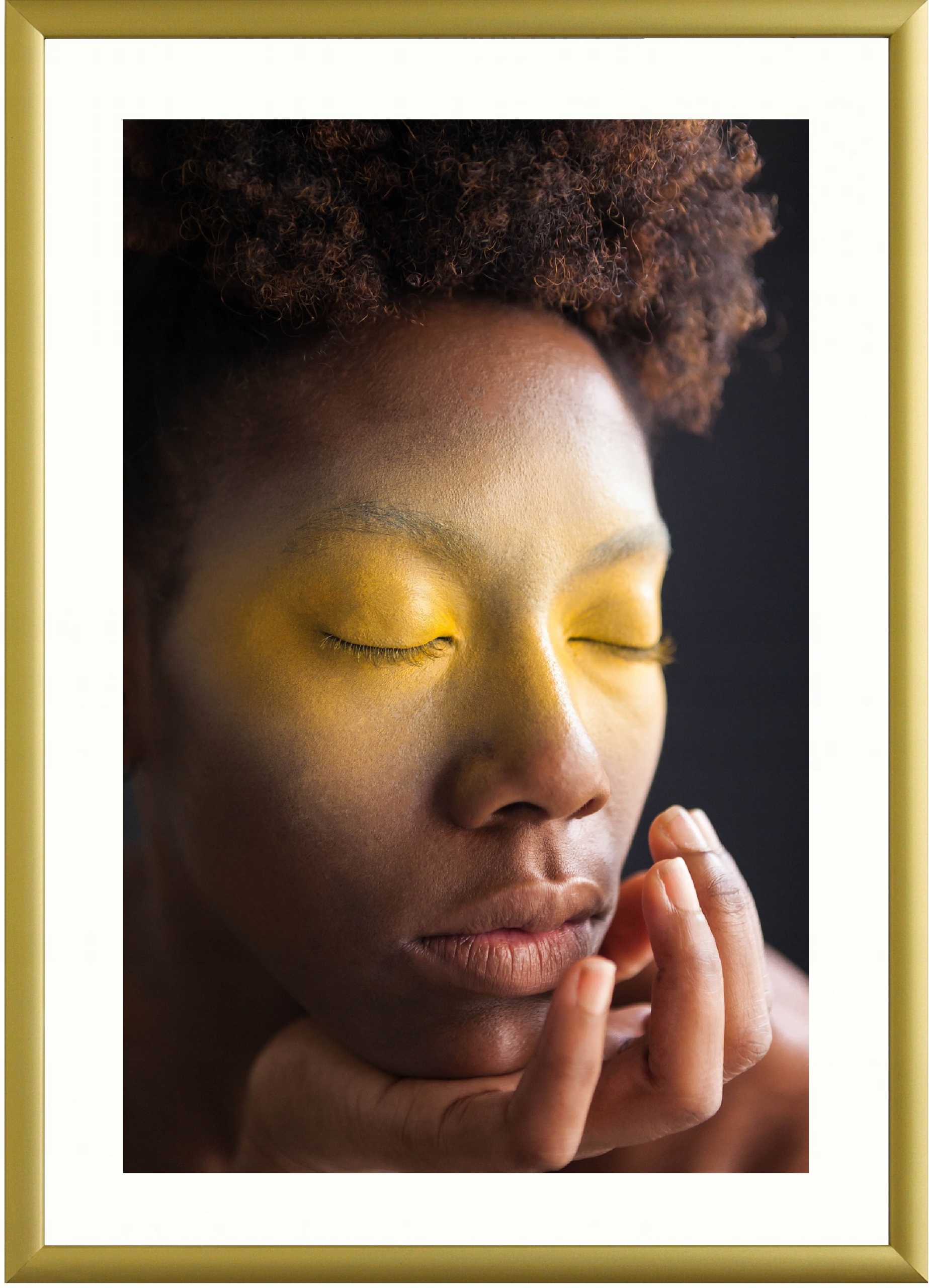 

Rama Aluminiowa Złota 68x98 cm -ramka 98x68