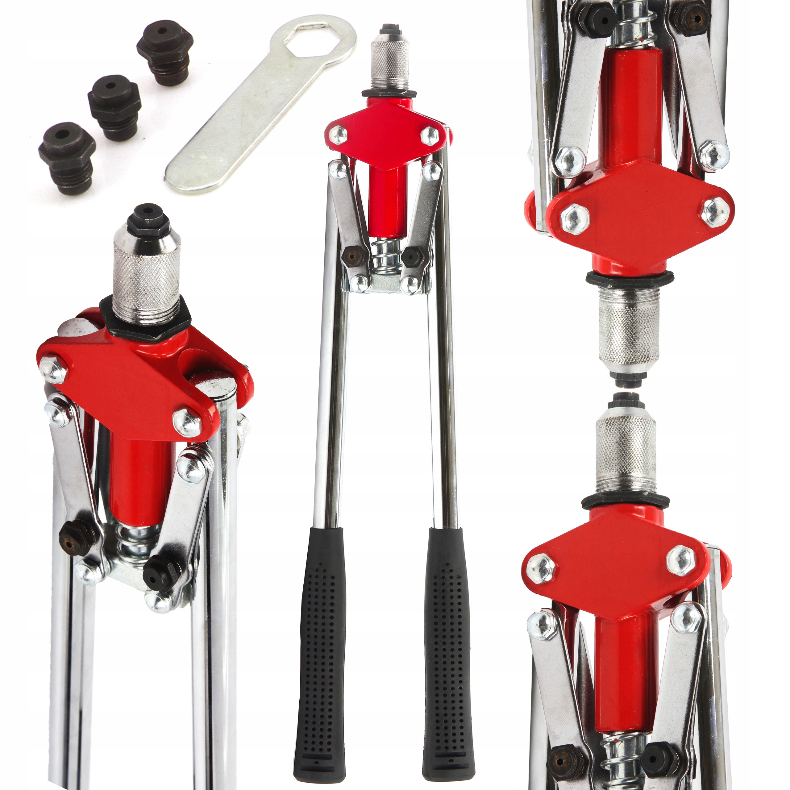 NITOWNICA RĘCZNA DŹWIGNIOWA 420mm 2,4-4,8mm DO NITÓW