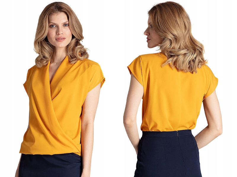 

elegancka Bluzka damska z Krótkim rękawem 38 M
