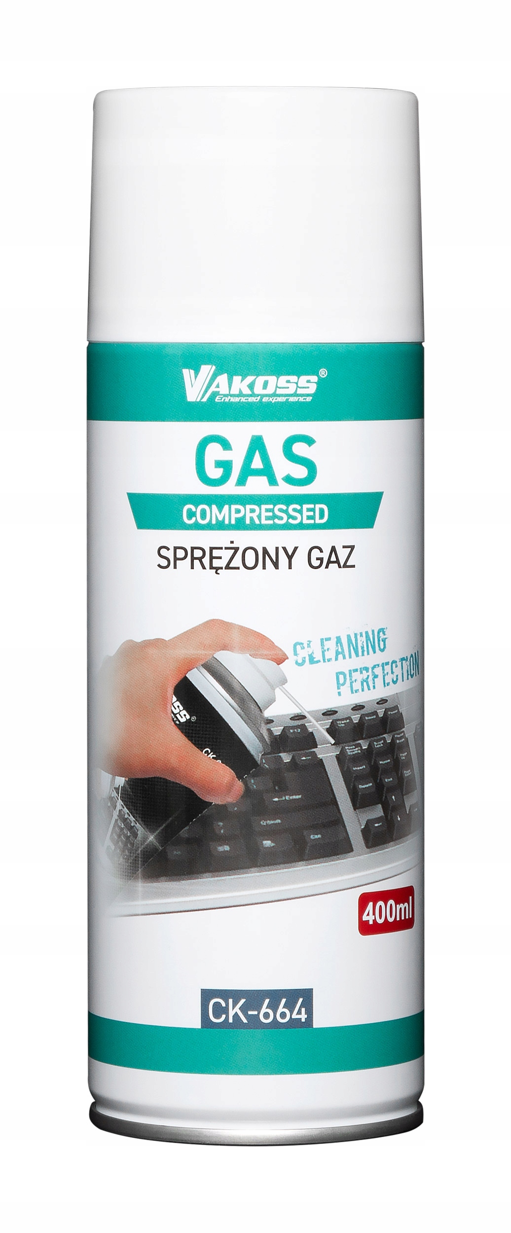 

Sprężone powietrze w sprayu Vakoss CK-664 400 ml