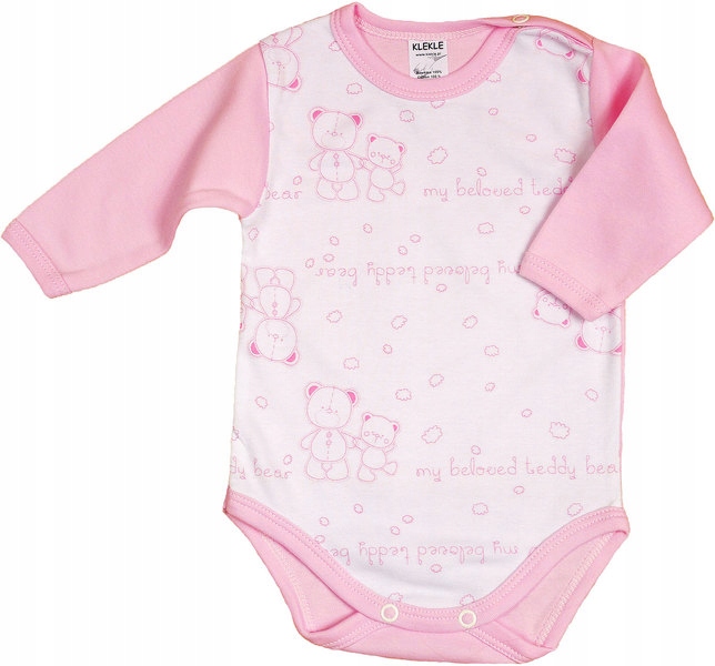 

Body długi rękaw 100% Bawełna r 80 Klekle