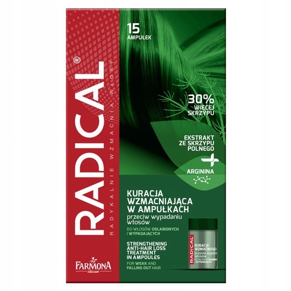 

Radical Kuracja Wzmacniająca W Ampułkach 15 X 5 ML