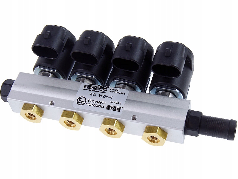 AC STAG W01 W-01 W01 LISTWA WTRYSKOWA 4 CYL LPG Producent części 3F Quality