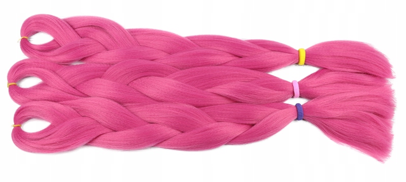 Włosy SYNTETYCZNE do warkoczyków KOLOROWE warkoczyki DOCZEPIANE WŁOSY pasma Kod producenta 2330