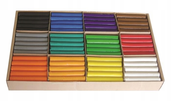 

Plastelina Mona zestaw 180szt. 15x12 kol