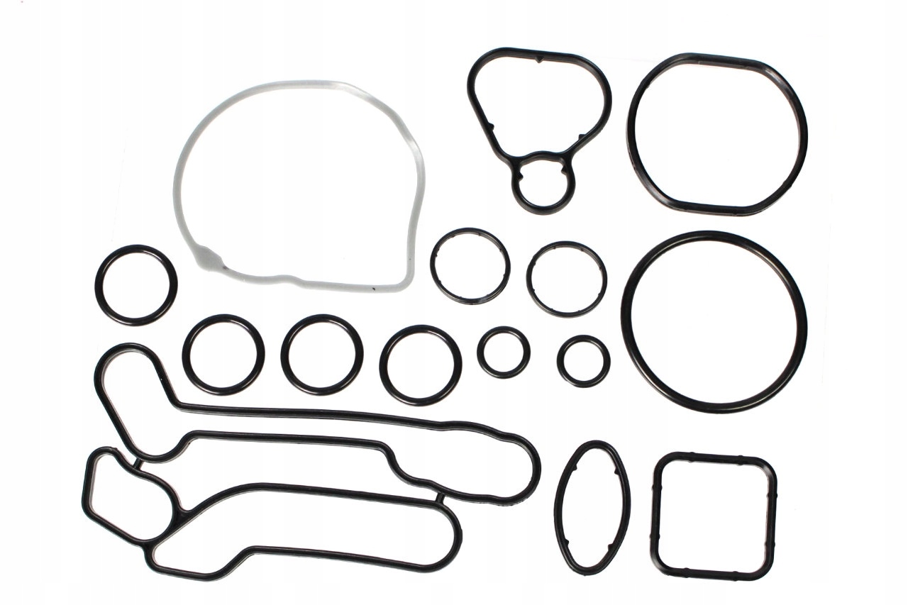 CHŁODNICA OLEJU USZCZELKI OPEL ASTRA H J 1.6 1.8