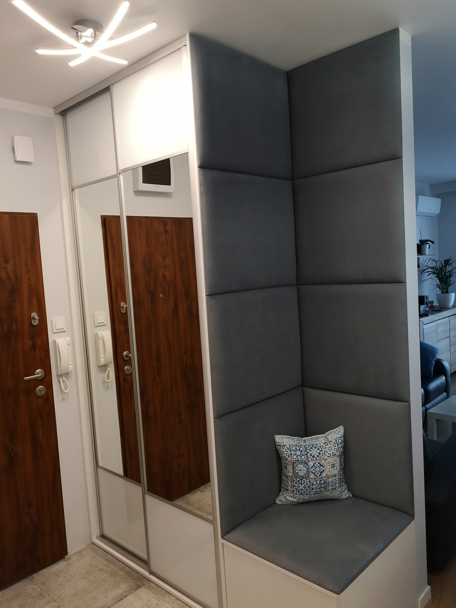 Panele tapicerowane 40x80 cm łóżko pokój dziecka Szerokość mebla 80 cm