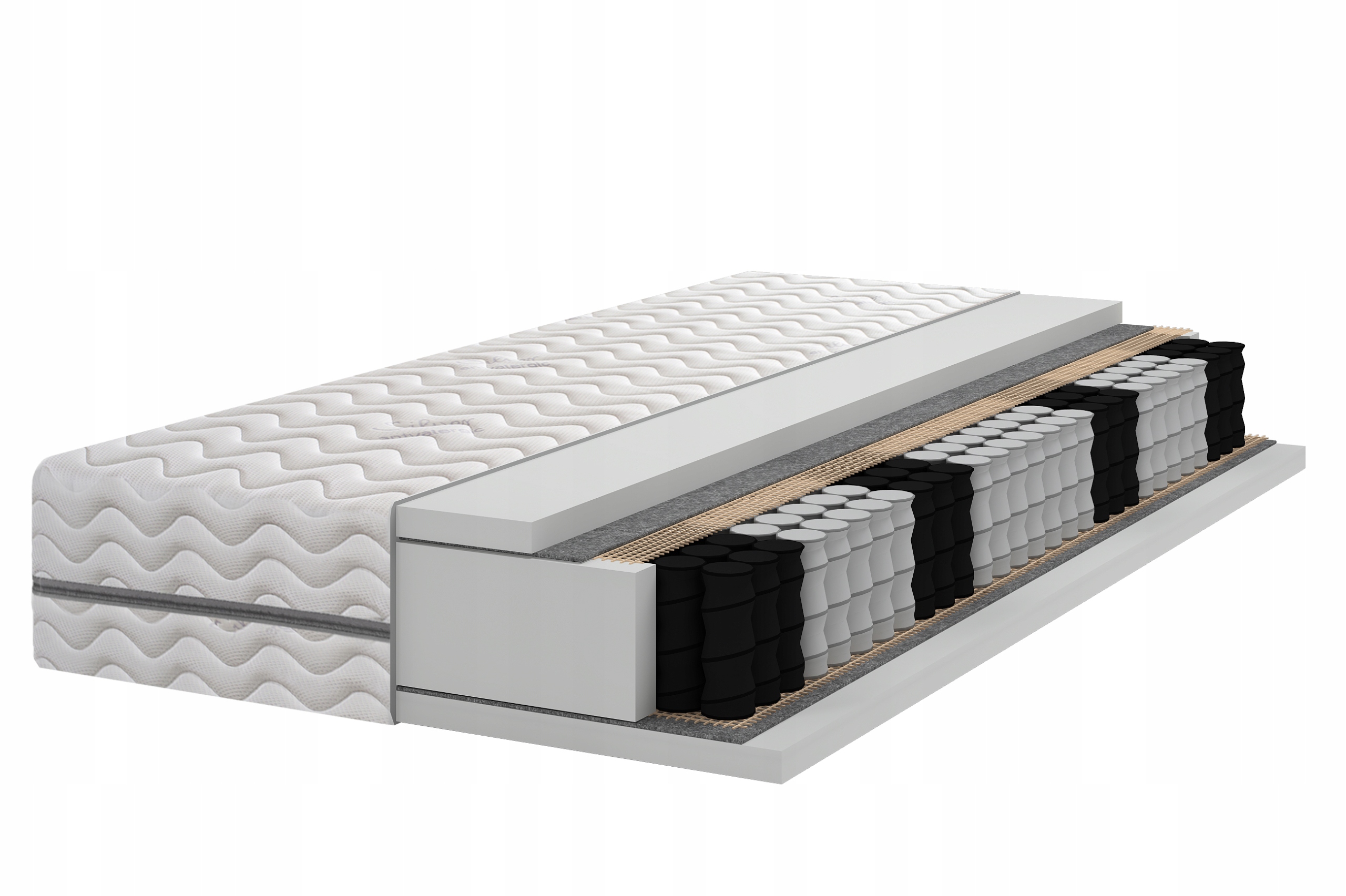 Materac Pocket 7 stref 70x200 H3 MEGA KOMFORT