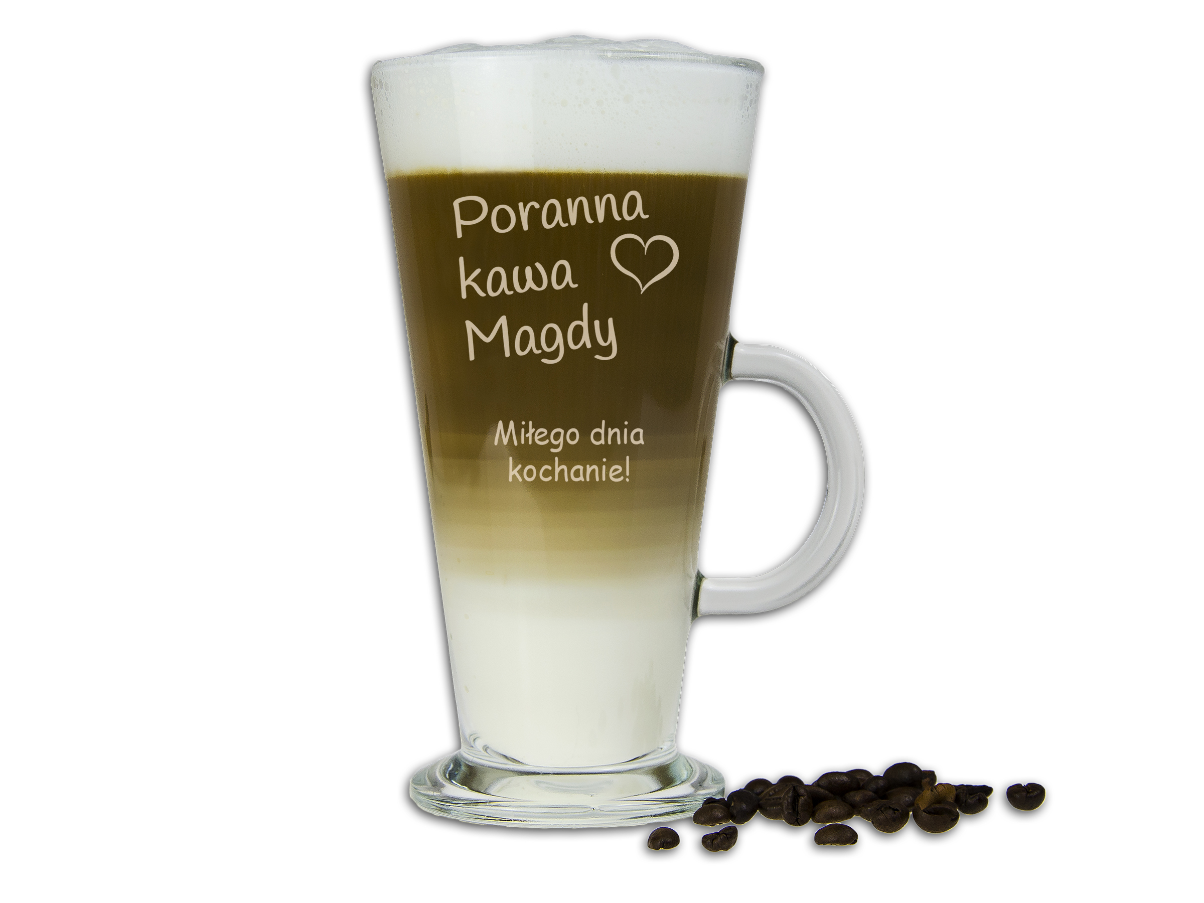 

Szklanka Latte Dla Dziewczyny Grawer + Imię 455ml