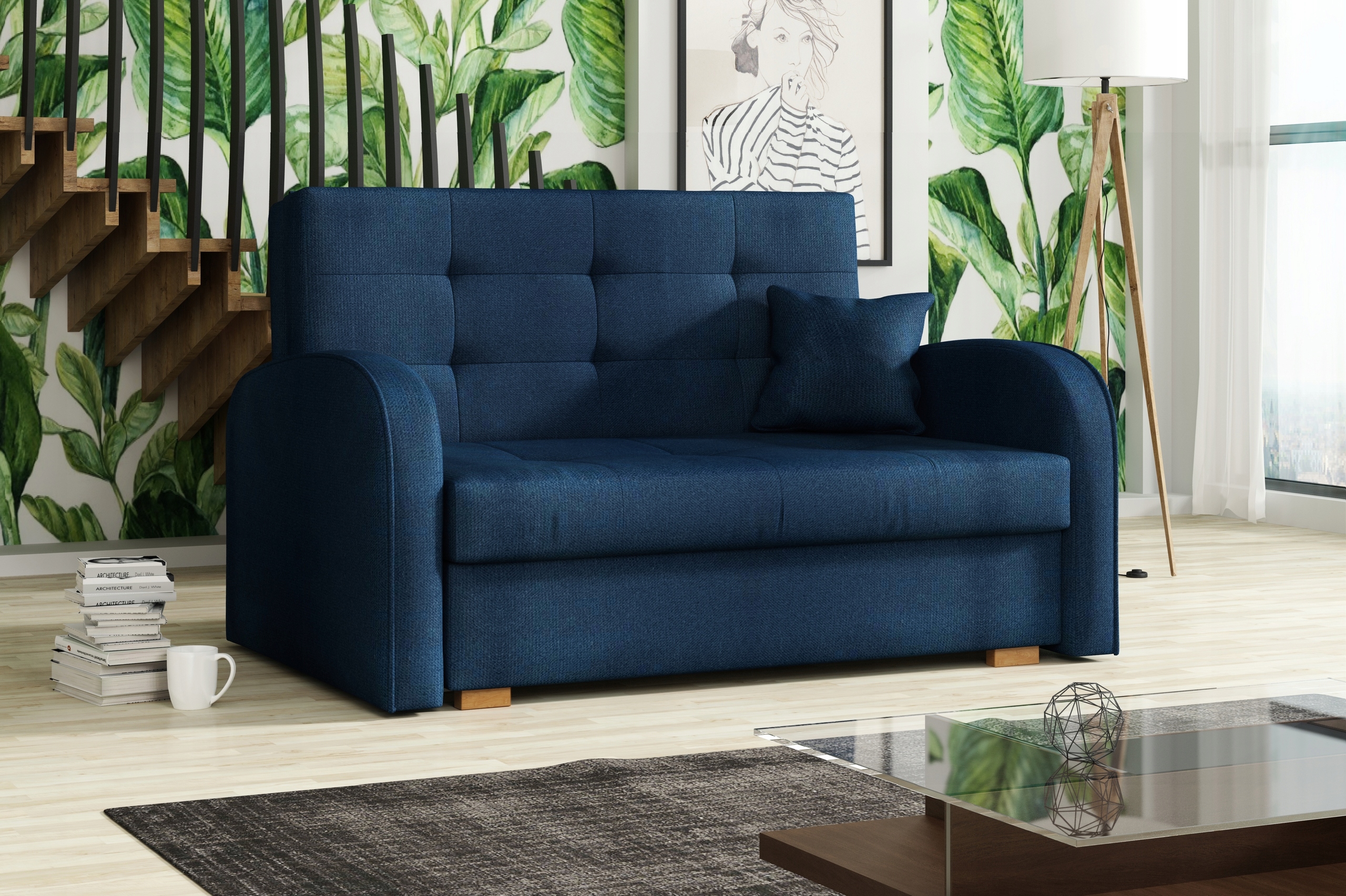 

Viga II Gold sofa rozkładana sprężyny tapczan