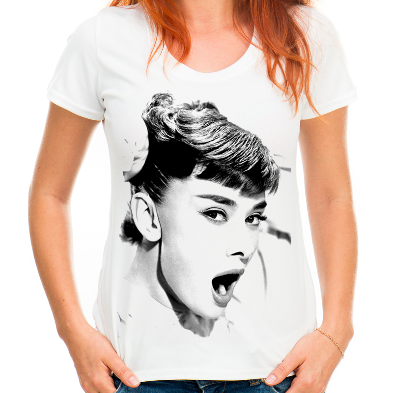 

Koszulka z Audrey Hepburn bluzka t-shirt Hq -M